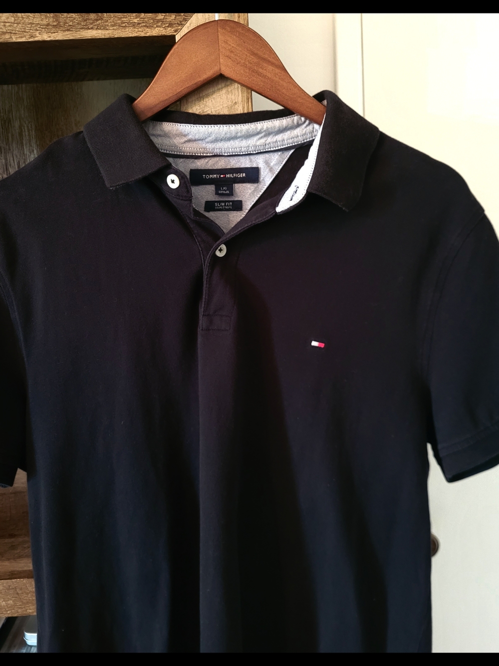 Tommy Hilfiger Men’s Black Polo Shirt